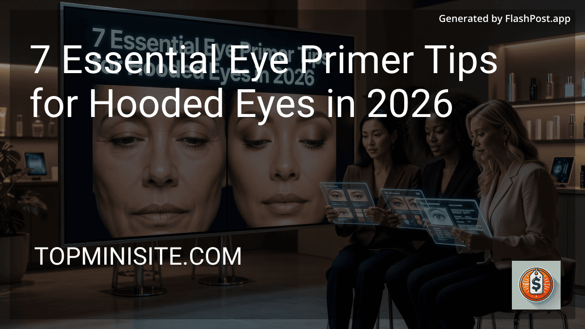 6 Essential Eye Primer Tips for Hooded Eyes in 2026 preview