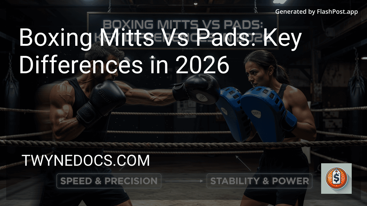 Boxing Mitts Vs Pads: Key Differences in 2026 image