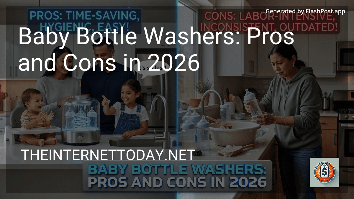 Baby Bottle Washers: Pros and Cons in 2026 image