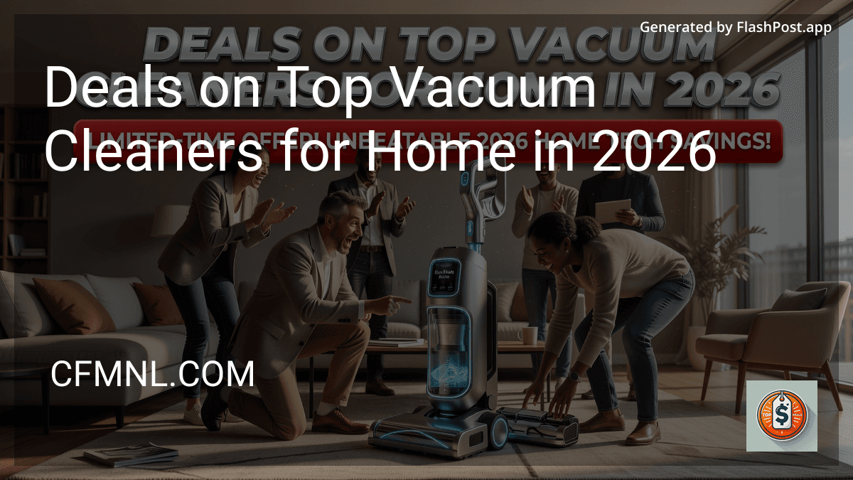 Deals on Top Vacuum Cleaners for Home in 2026 preview