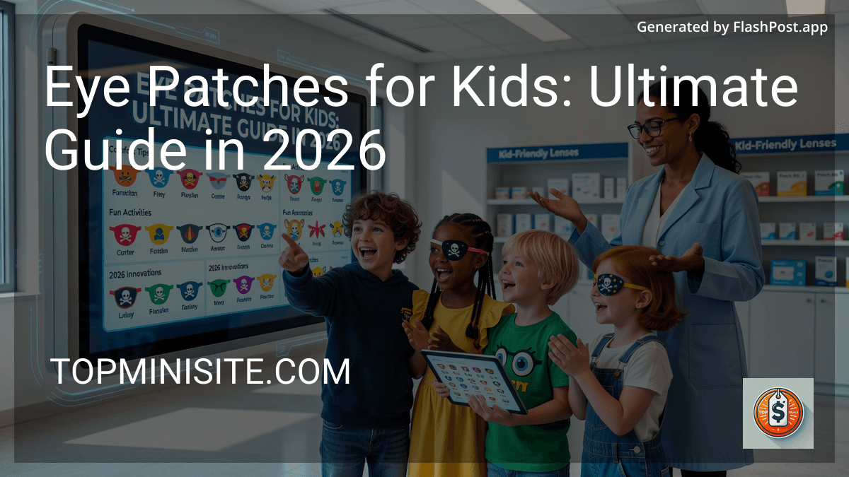 Eye Patches for Kids: Ultimate Guide in 2026 preview