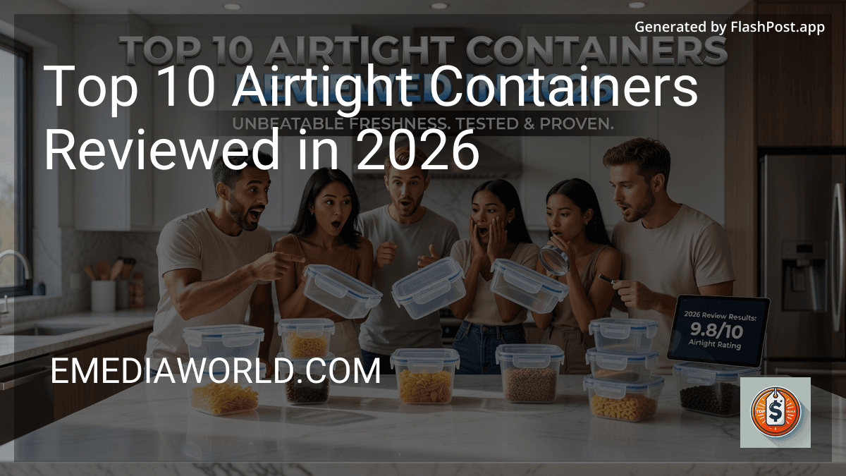 Top 10 Airtight Containers Reviewed in 2026 preview
