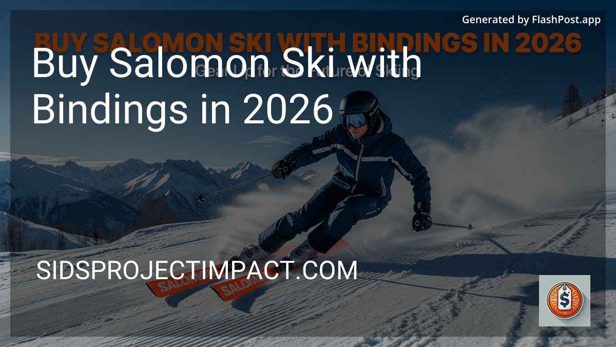 Buy Salomon Ski with Bindings in 2026 preview