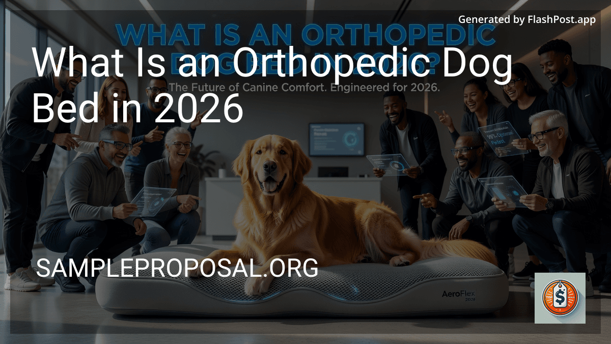 What Is an Orthopedic Dog Bed in 2026 preview