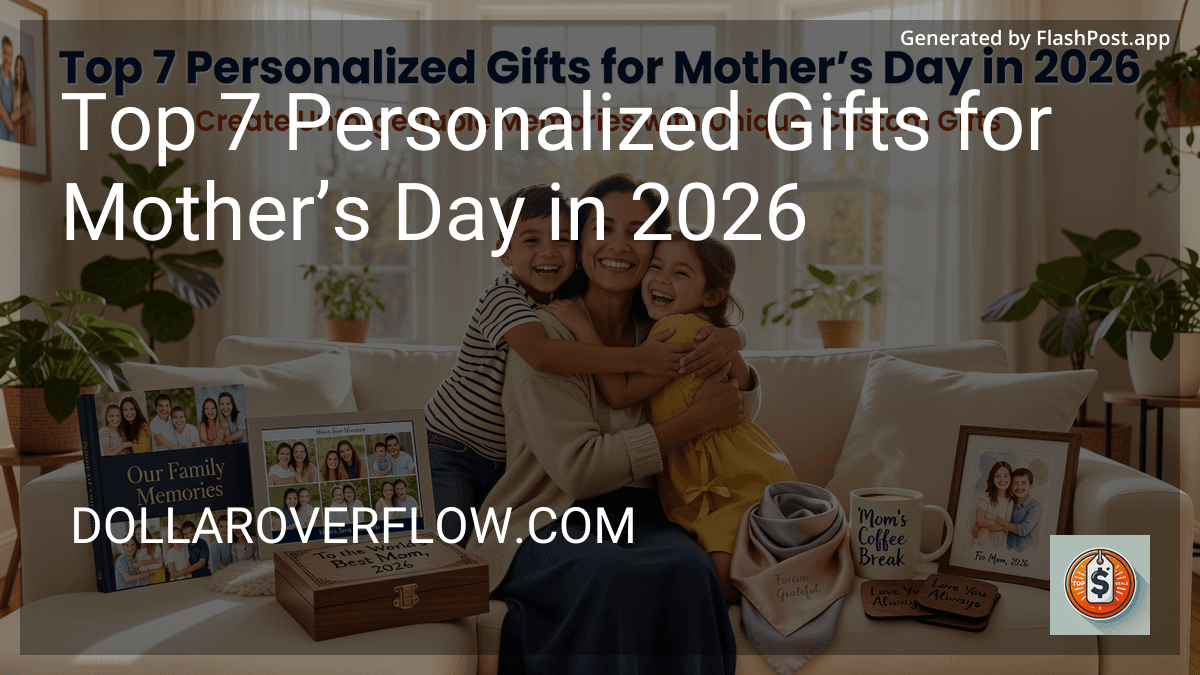 Top 7 Personalized Gifts for Mother’s Day in 2026