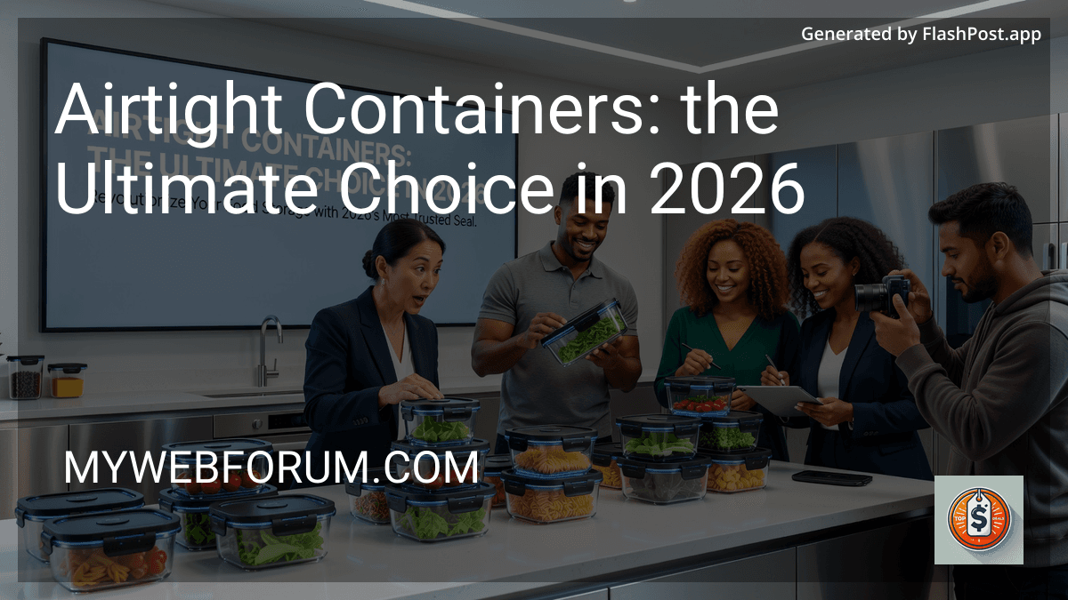 Airtight Containers: the Ultimate Choice in 2026 preview