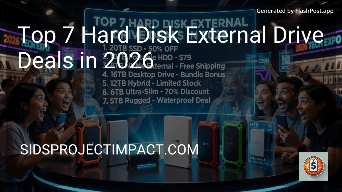 Top 7 Hard Disk External Drive Deals in 2026