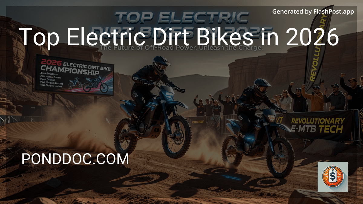 Top Electric Dirt Bikes in 2026 preview