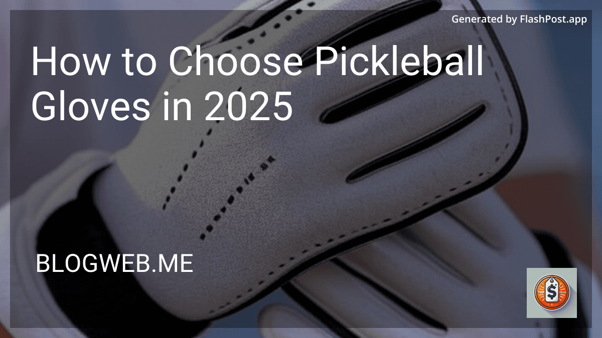 How to Choose Pickleball Gloves in 2026 preview