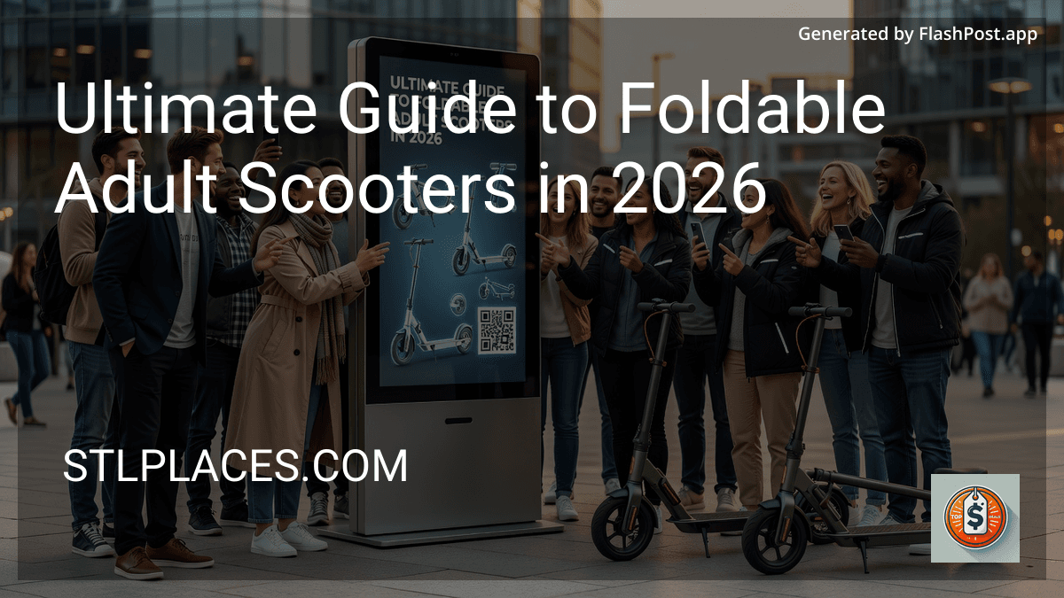 Ultimate Guide to Foldable Adult Scooters in 2026 preview