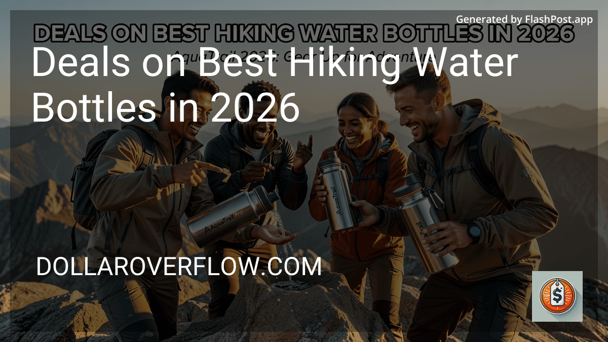 Deals on Best Hiking Water Bottles in 2026