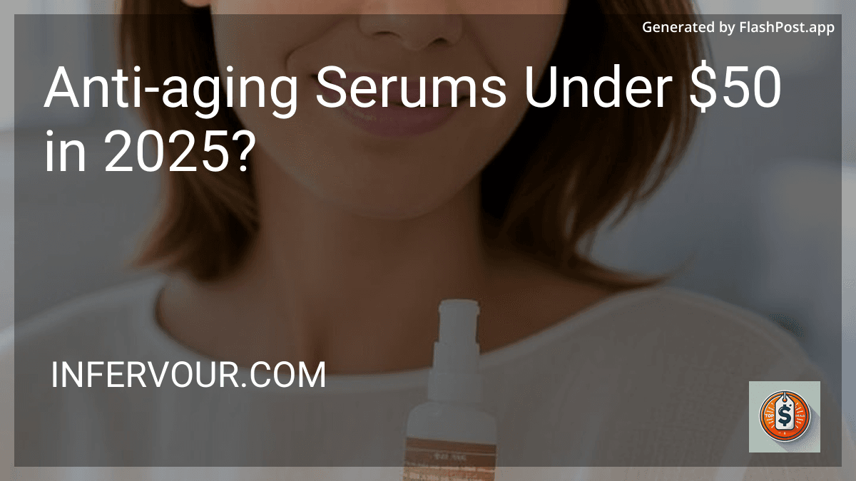 Anti-aging Serums Under $50 in 2025? preview