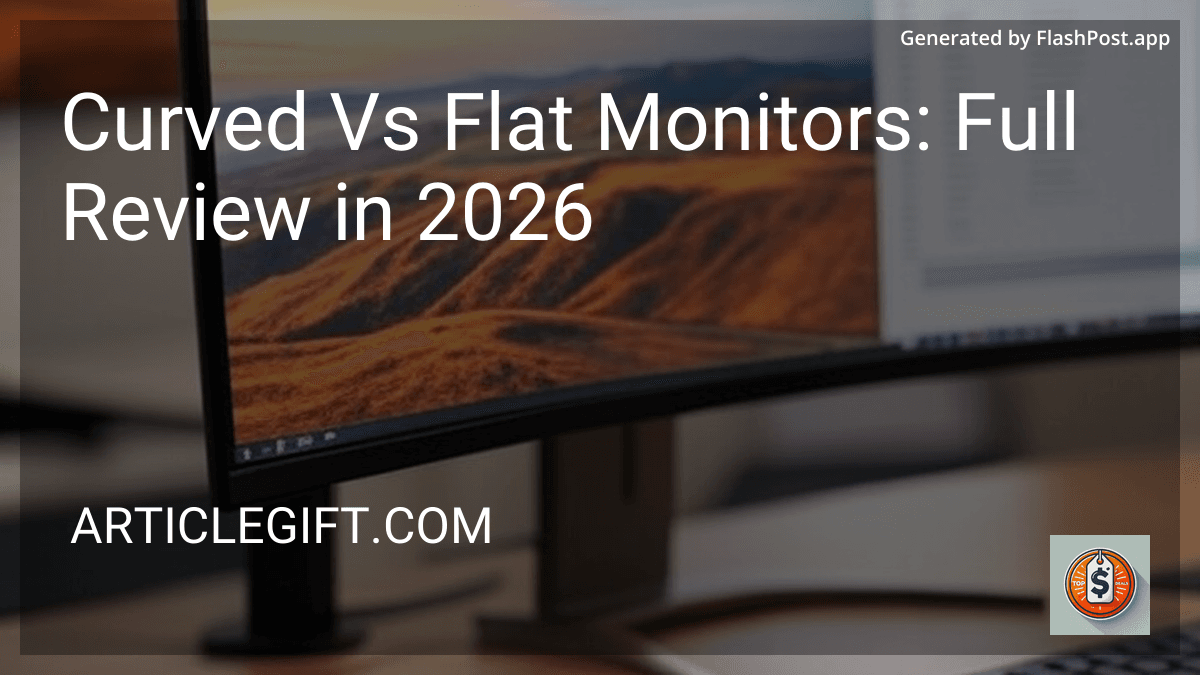 Curved Vs Flat Monitors: Full Review in 2026 preview