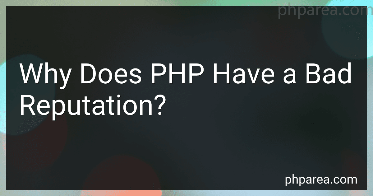 Why Does PHP Have a Bad Reputation? image