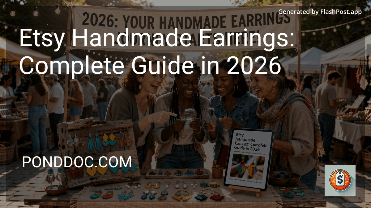 Etsy Handmade Earrings: Complete Guide in 2026