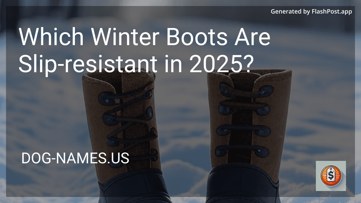 Which Winter Boots Are Slip-resistant in 2025? preview