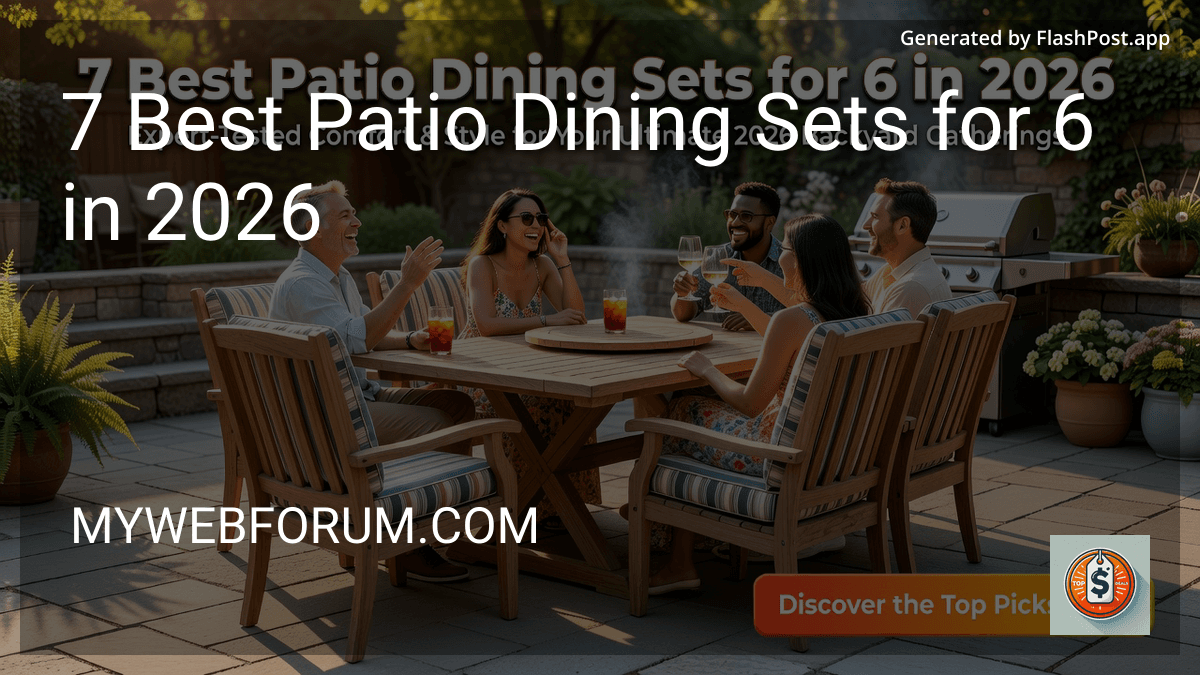 10 Best Patio Dining Sets for 6 in 2026 preview