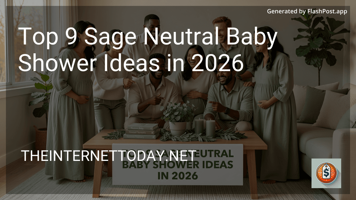 Top 9 Sage Neutral Baby Shower Ideas in 2026 preview
