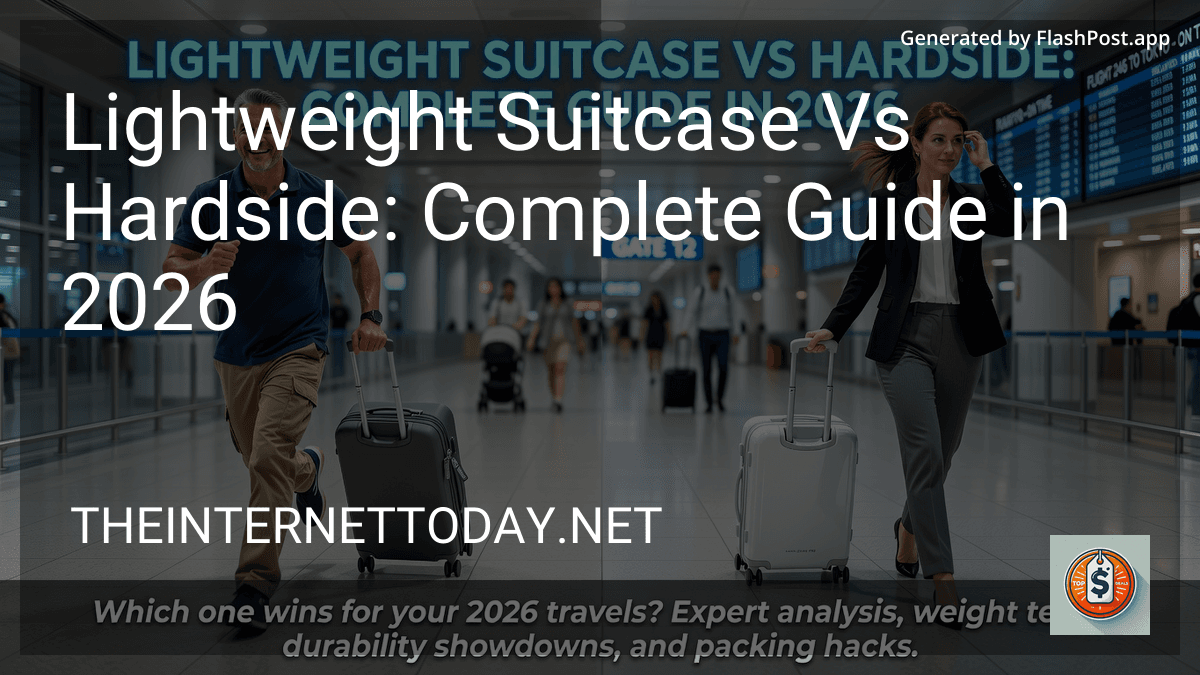 Lightweight Suitcase Vs Hardside: Complete Guide in 2026 preview