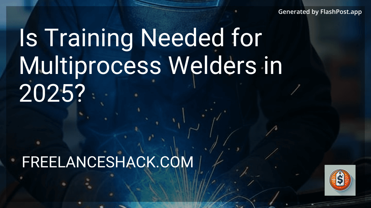 Is Training Needed for Multiprocess Welders in 2025? preview