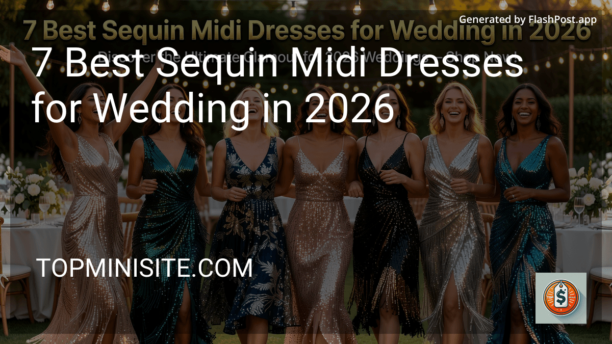 8 Best Sequin Midi Dresses for Wedding in 2026 preview