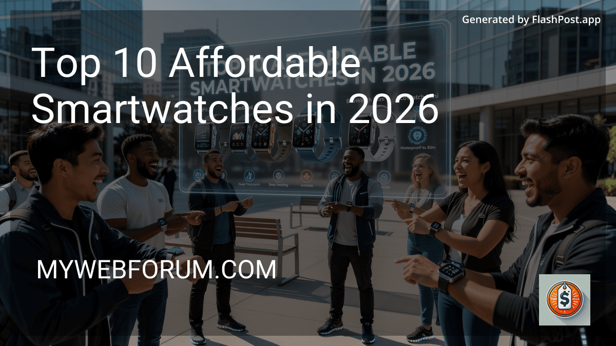 Top 10 Affordable Smartwatches in 2026