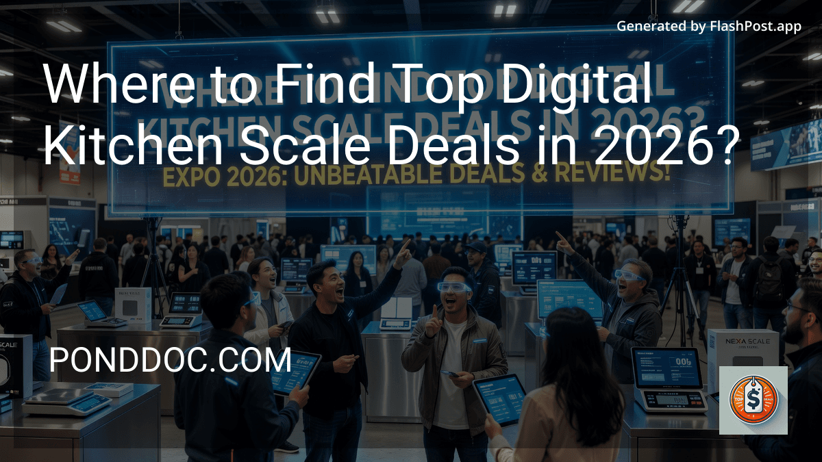 Where to Find Top Digital Kitchen Scale Deals in 2026? preview