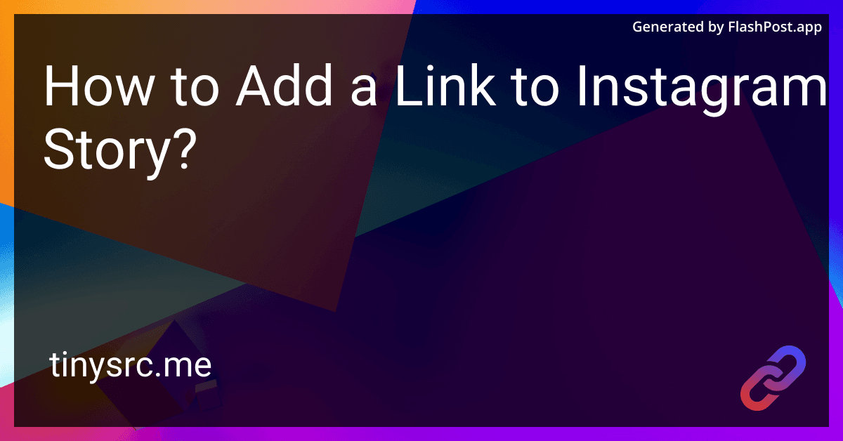 How to Add a Link to Instagram Story?