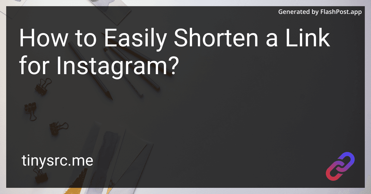How to Easily Shorten a Link for Instagram?