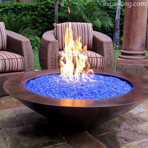 How to Make a Fire Pit with Glass Rocks preview