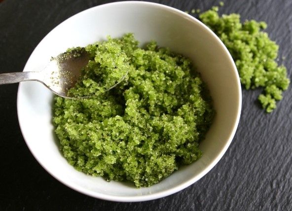 How to Make Green Tea Body Scrub? image