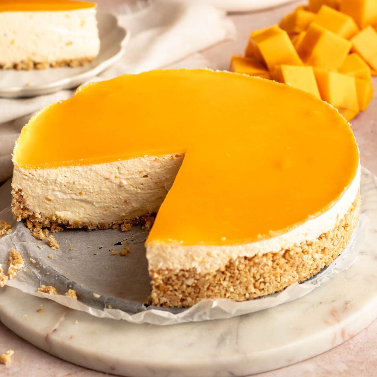 How to Make Mango Cheesecake? image