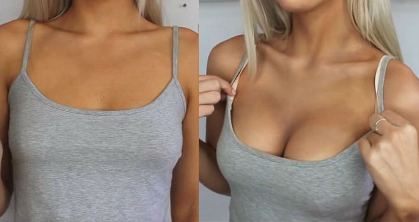 Как зрительно увеличить грудь? image