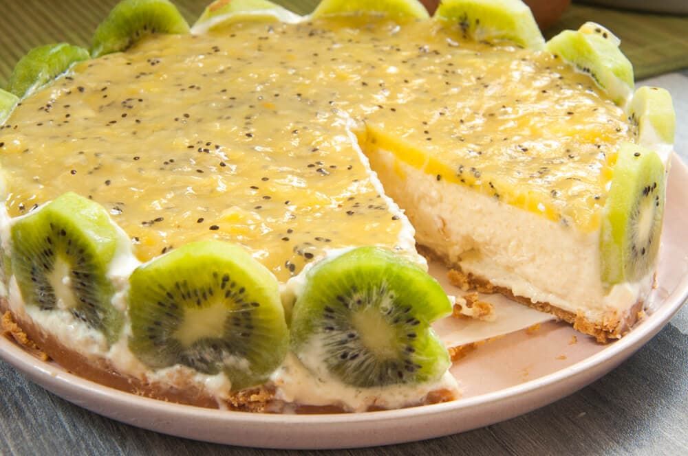 Kiwi And Lime Cheesecake Recipe image