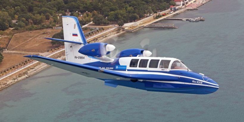 Легкий самолёт-амфибия Бе-103 image