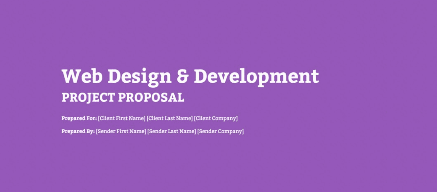 What to Include in a Website Proposal image