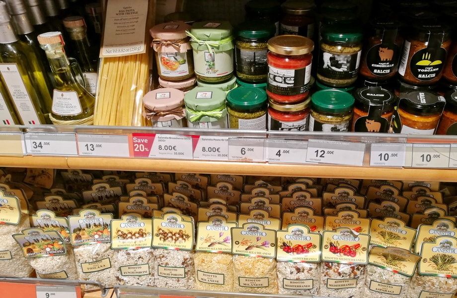 Цены на продукты в Италии image