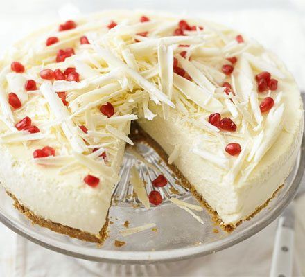 White Chocolate And Pomegranate Cheesecake Recipe preview